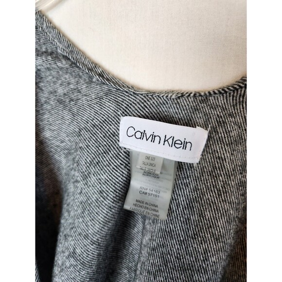 Calvin Klein Sweater Poncho Womens Corpcore Preppy Lagenlook Feminine Work Wear - Picture 4 of 4